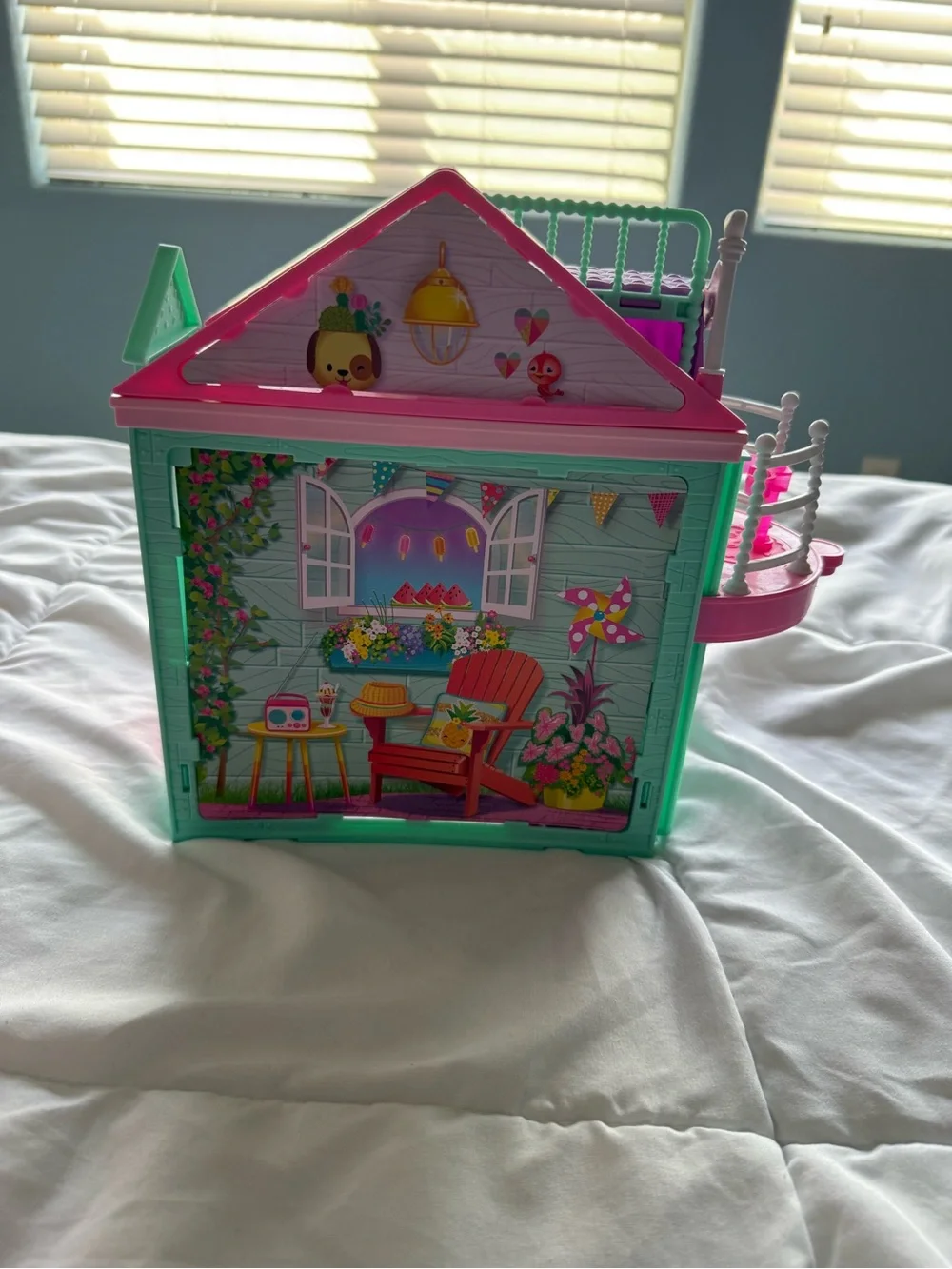 Barbie Club Chelsea House Pink Green Kids Playhouse Toy